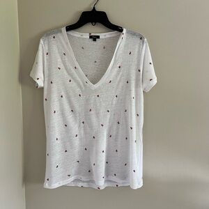Rails Cara Strawberry Fields V Neck Tee Shirt Size: Small MSRP: $98